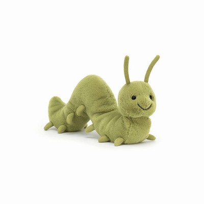 Jellycat Wriggidig Caterpillar New Zealand | BVJFG5739